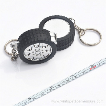 1M Tire-shaped Mini Steel Tape Measure